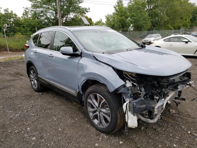 7FARW2H93NE049601 - 2022 HONDA CR-V TOURING GRAY photo 4