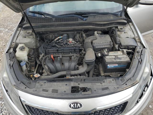 KNAGM4A72D5323414 - 2013 KIA OPTIMA LX SILVER photo 11