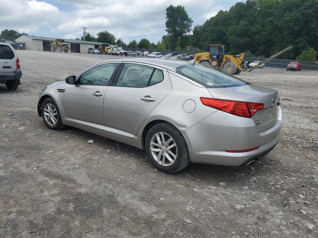 KNAGM4A72D5323414 - 2013 KIA OPTIMA LX SILVER photo 2