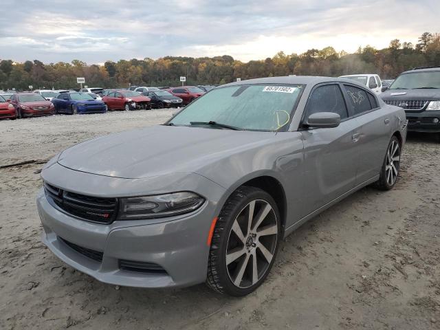 2C3CDXBG6KH738912 - 2019 DODGE CHARGER SXT GRAY photo 2