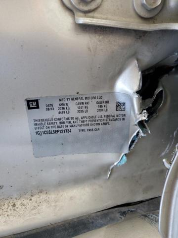 1G11C5SL5EF121734 - 2014 CHEVROLET MALIBU 1LT TAN photo 12