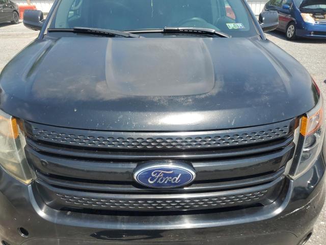 1FM5K8AR4EGB59304 - 2014 FORD EXPLORER POLICE INTERCEPTOR Czarny zdjęcie 12