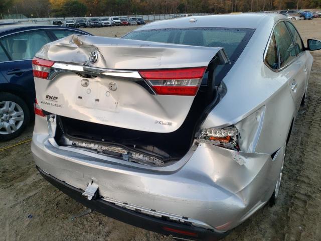 4T1BK1EB6DU072429 - 2013 TOYOTA AVALON BASE SILVER photo 9