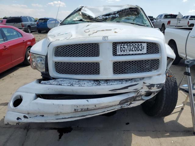 1D7HU18Z12J186165 - 2002 DODGE RAM 1500 WHITE photo 5