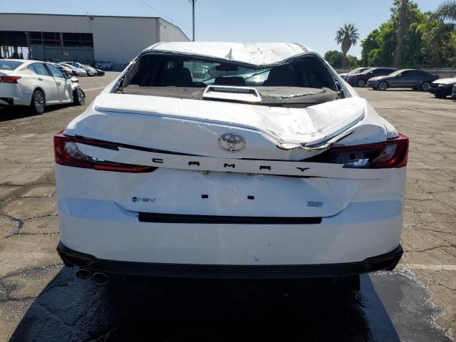 4T1DAACK9SU108268 - 2025 TOYOTA CAMRY XSE WHITE photo 6