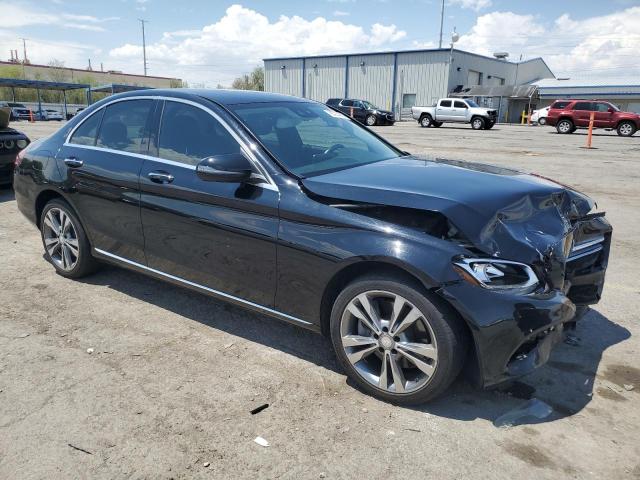 55SWF4KBXGU146835 - 2016 MERCEDES-BENZ C 300 4MATIC BLACK photo 4