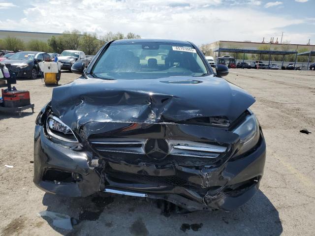 55SWF4KBXGU146835 - 2016 MERCEDES-BENZ C 300 4MATIC BLACK photo 5