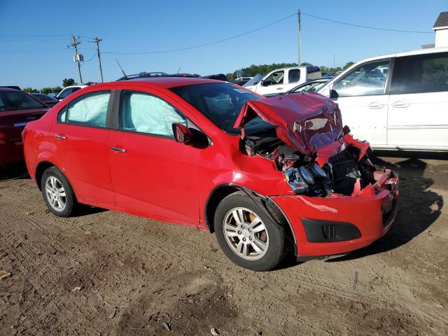 1G1JA5SH9C4128809 - 2012 CHEVROLET SONIC LS RED photo 4