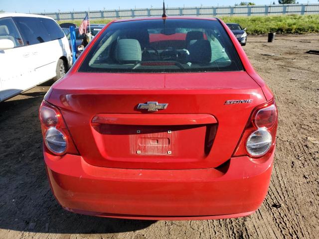 1G1JA5SH9C4128809 - 2012 CHEVROLET SONIC LS RED photo 6