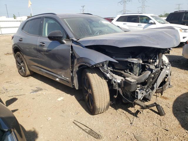 LRBFZPR40MD082338 - 2021 BUICK ENVISION ESSENCE GRAY photo 4