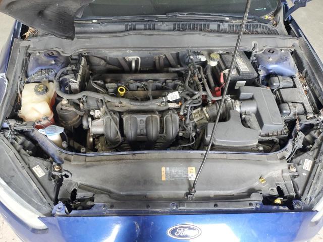 3FA6P0H77DR177941 - 2013 FORD FUSION SE BLUE photo 11