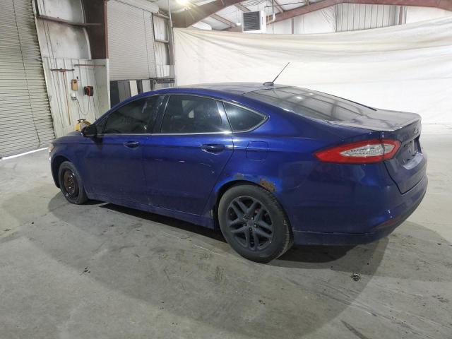 3FA6P0H77DR177941 - 2013 FORD FUSION SE BLUE photo 2