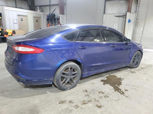 3FA6P0H77DR177941 - 2013 FORD FUSION SE BLUE photo 3
