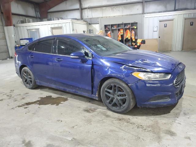 3FA6P0H77DR177941 - 2013 FORD FUSION SE BLUE photo 4
