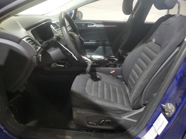 3FA6P0H77DR177941 - 2013 FORD FUSION SE BLUE photo 7