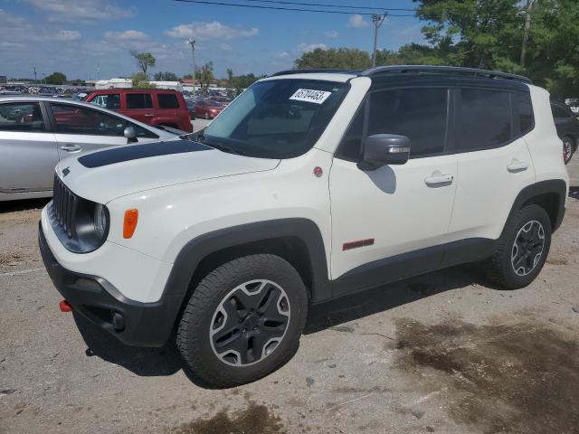 ZACCJBCT7FPB28394 - 2015 JEEP RENEGADE TRAILHAWK WHITE photo 1