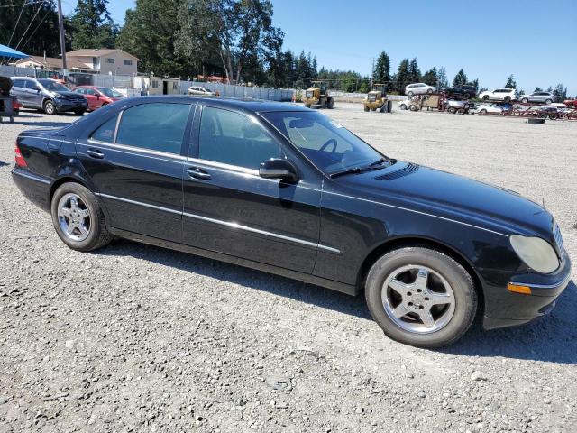 WDBNG70J31A136135 - 2001 MERCEDES-BENZ S 430 BLACK photo 4