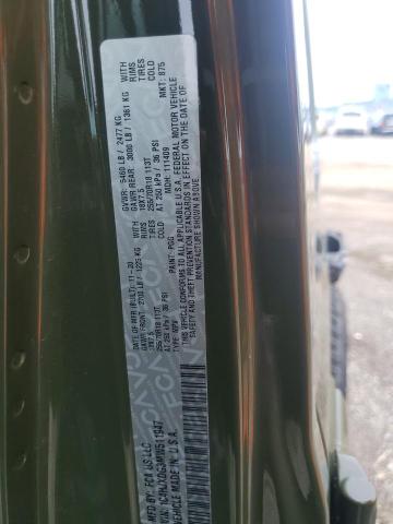 1C4HJXDG3MW511947 - 2021 JEEP WRANGLER U SPORT Жасыл фото 13