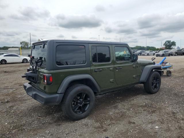 1C4HJXDG3MW511947 - 2021 JEEP WRANGLER U SPORT Жасыл фото 3
