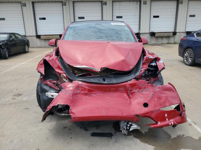 7SAYGDEF1PF661067 - 2023 TESLA MODEL Y RED photo 5