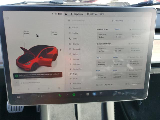 7SAYGDEF1PF661067 - 2023 TESLA MODEL Y RED photo 9