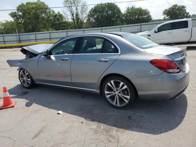 55SWF4JB9GU103668 - 2016 MERCEDES-BENZ C 300 GRAY photo 2