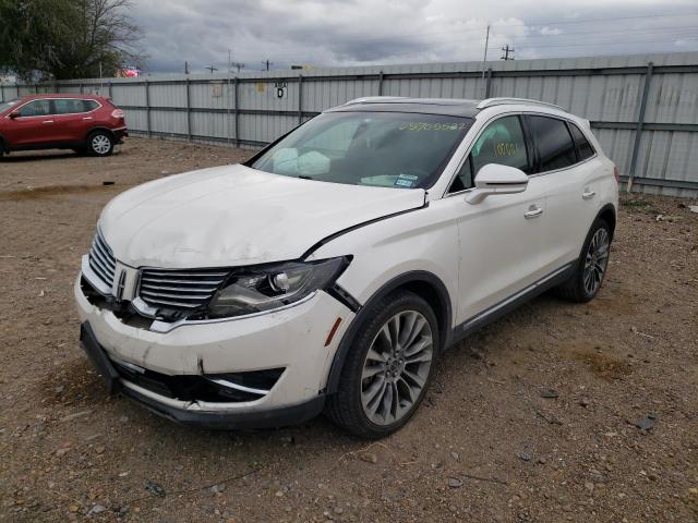 2LMTJ6LR7GBL52718 - 2016 LINCOLN MKX RESERVE WHITE photo 2