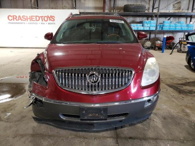 5GALRCED8AJ198615 - 2010 BUICK ENCLAVE CXL BURGUNDY photo 5