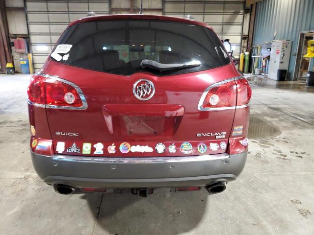 5GALRCED8AJ198615 - 2010 BUICK ENCLAVE CXL BURGUNDY photo 6