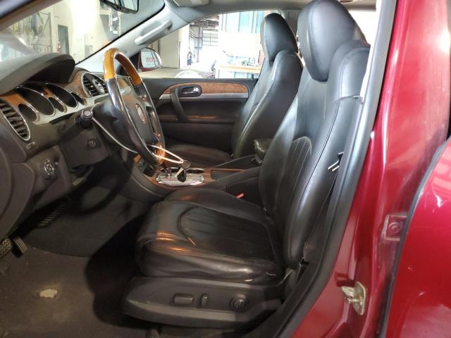 5GALRCED8AJ198615 - 2010 BUICK ENCLAVE CXL BURGUNDY photo 7