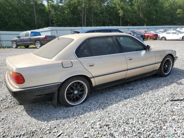 WBAGJ8323WDM24309 - 1998 BMW 7 SERIES IL TAN photo 3