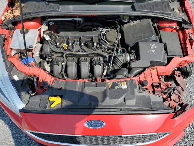 1FADP3K21FL386504 - 2015 FORD FOCUS SE RED photo 11