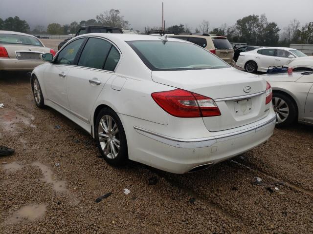 KMHGC4DD2CU193867 - 2012 HYUNDAI GENESIS 3.8L 白色 照片 3