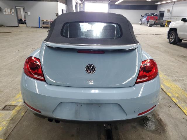 3VW5L7ATXDM810492 - 2013 VOLKSWAGEN BEETLE BLUE photo 6