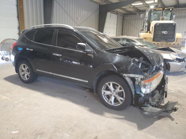 JN8AS5MV7BW681649 - 2011 NISSAN ROGUE S BLACK photo 4