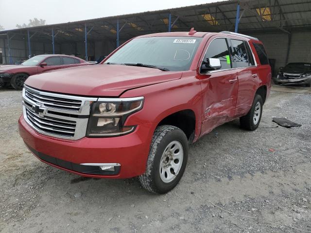 1GNSCCKC6FR566975 - 2015 CHEVROLET TAHOE C1500 LTZ RED photo 2