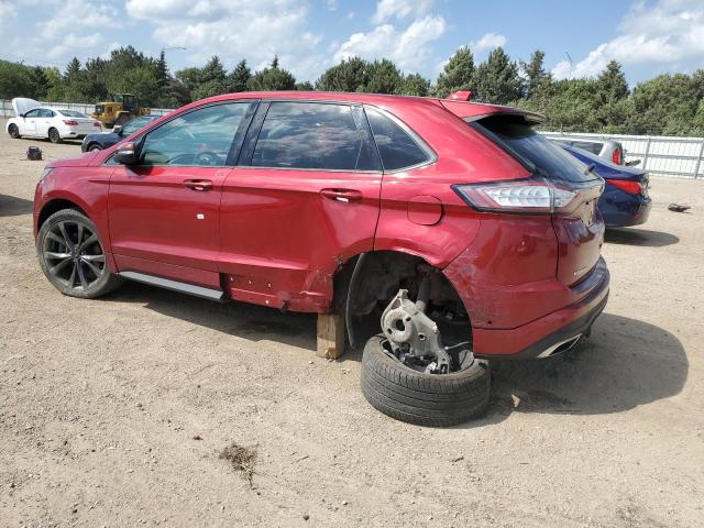 2FMTK3AP7FBC37673 - 2015 FORD EDGE SPORT 红色 照片 2