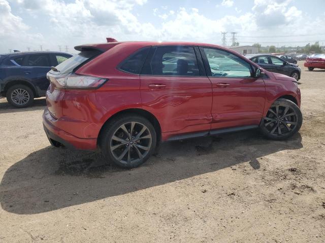 2FMTK3AP7FBC37673 - 2015 FORD EDGE SPORT 红色 照片 3