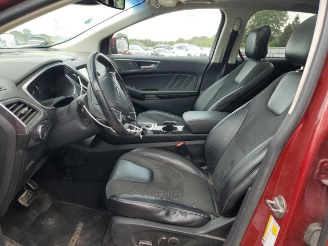 2FMTK3AP7FBC37673 - 2015 FORD EDGE SPORT 红色 照片 7