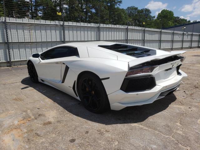 ZHWUC1ZD1DLA01712 - 2013 LAMBORGHINI AVENTADOR WHITE photo 3