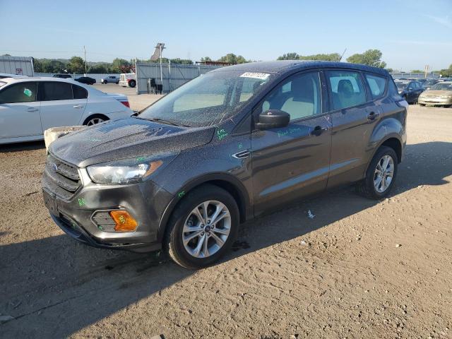 1FMCU0F70JUA22916 - 2018 FORD ESCAPE S GRAY photo 1