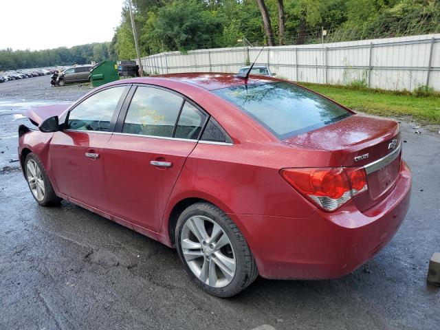 1G1PG5SB3E7460542 - 2014 CHEVROLET CRUZE LTZ RED photo 2