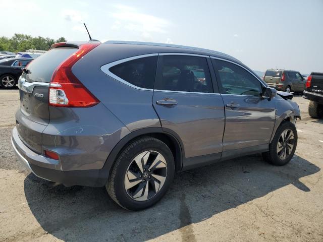 5J6RM4H91GL009489 - 2016 HONDA CR-V TOURING GRAY photo 3