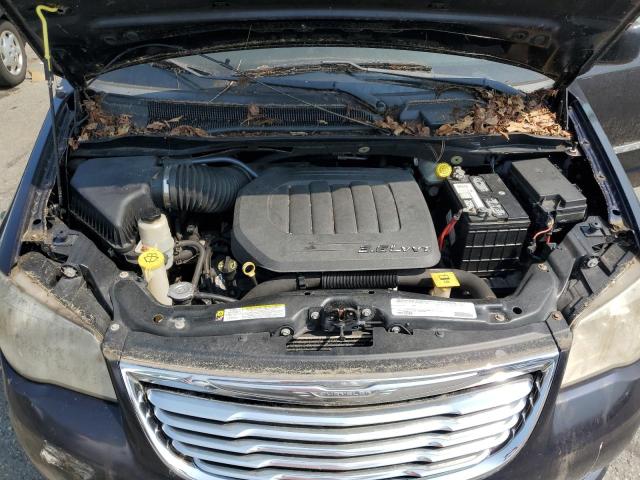 2A4RR8DG8BR607401 - 2011 CHRYSLER TOWN & COU TOURING L BLUE photo 12