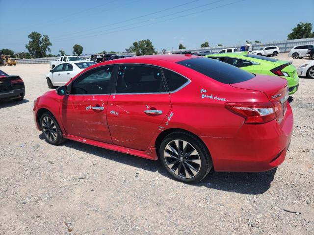 3N1AB7AP4KY333400 - 2019 NISSAN SENTRA S RED photo 2