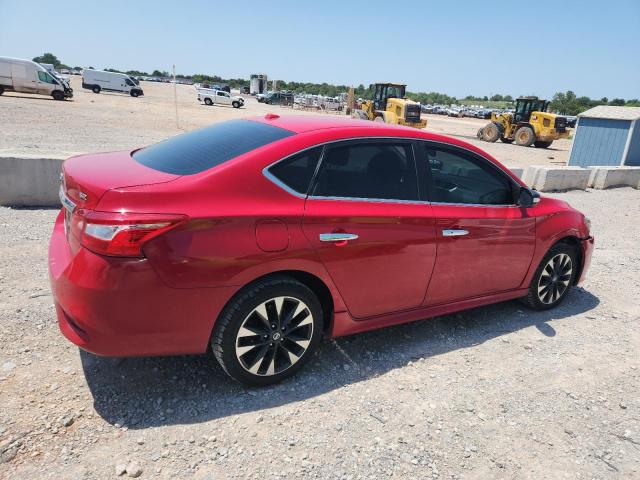 3N1AB7AP4KY333400 - 2019 NISSAN SENTRA S RED photo 3