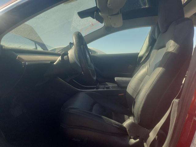 5YJ3E1EB5KF496755 - 2019 TESLA MODEL 3 أحمر صورة 7