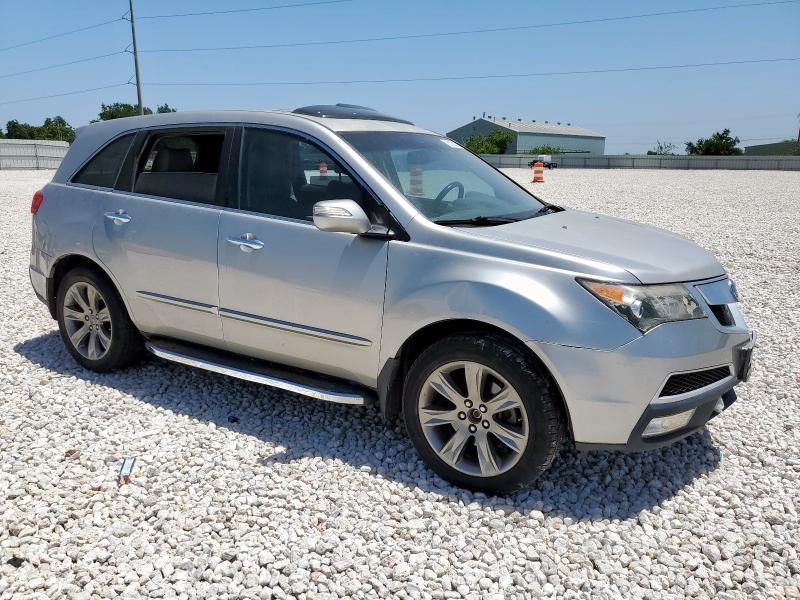 2HNYD2H77AH534088 - 2010 ACURA MDX ADVANCE SILVER photo 4
