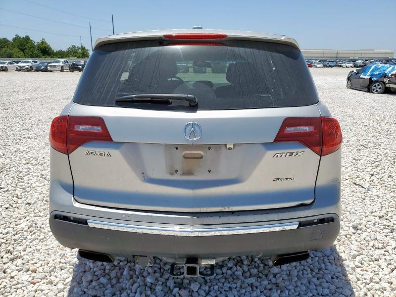 2HNYD2H77AH534088 - 2010 ACURA MDX ADVANCE SILVER photo 6