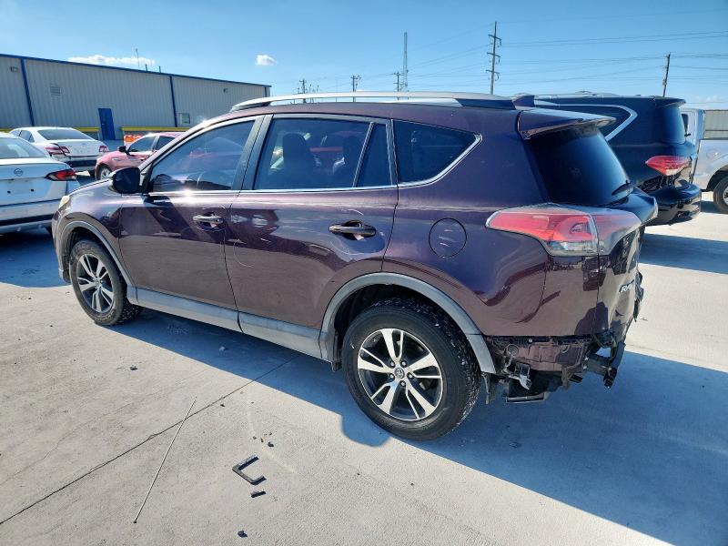 2T3WFREV3GW296963 - 2016 TOYOTA RAV4 XLE 栗色 照片 2